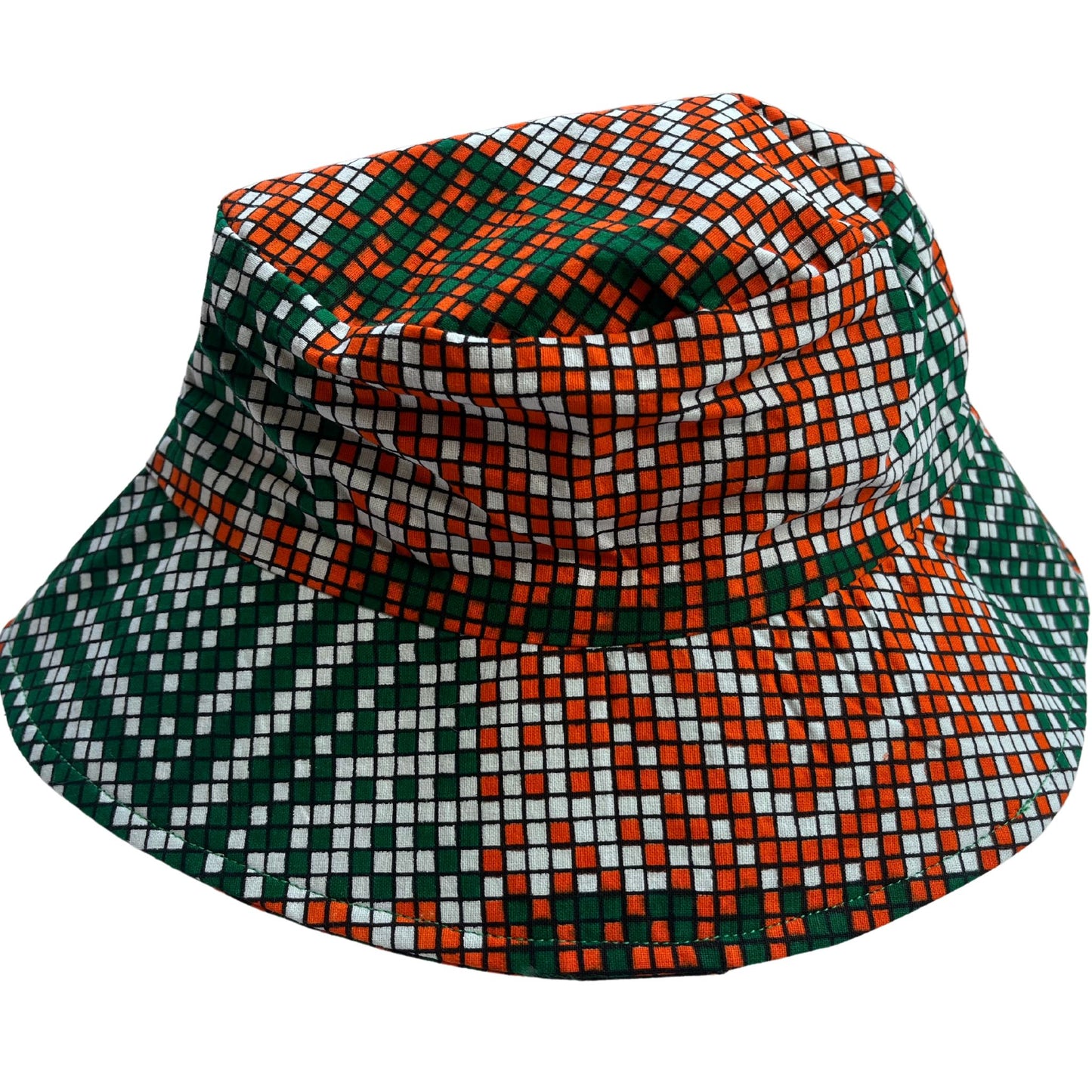 Multicolor Bucket Hat Crafted from African Fabrics