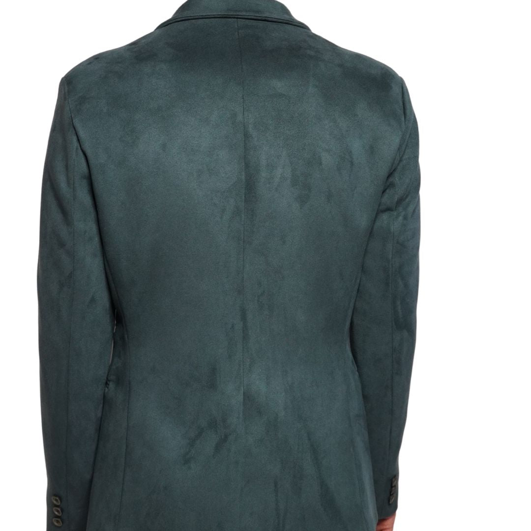 Green Velvet Style Jacket for Men