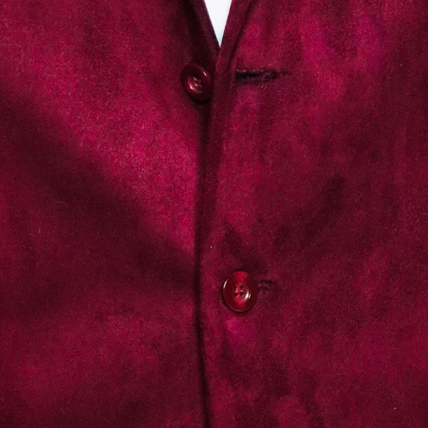 Burgundy 3 Button Blazer