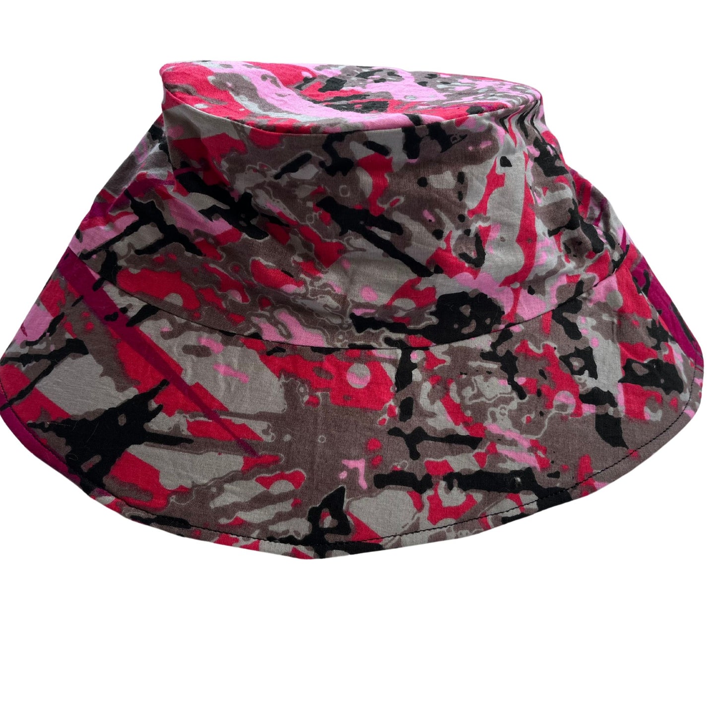 Handmade Multicolor Bucket Hat Crafted from African Fabrics