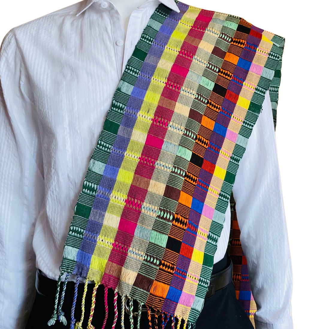 Multi color cotton scarf