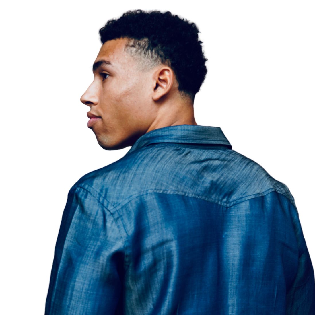 Men's Long Sleeve Denim Shirt