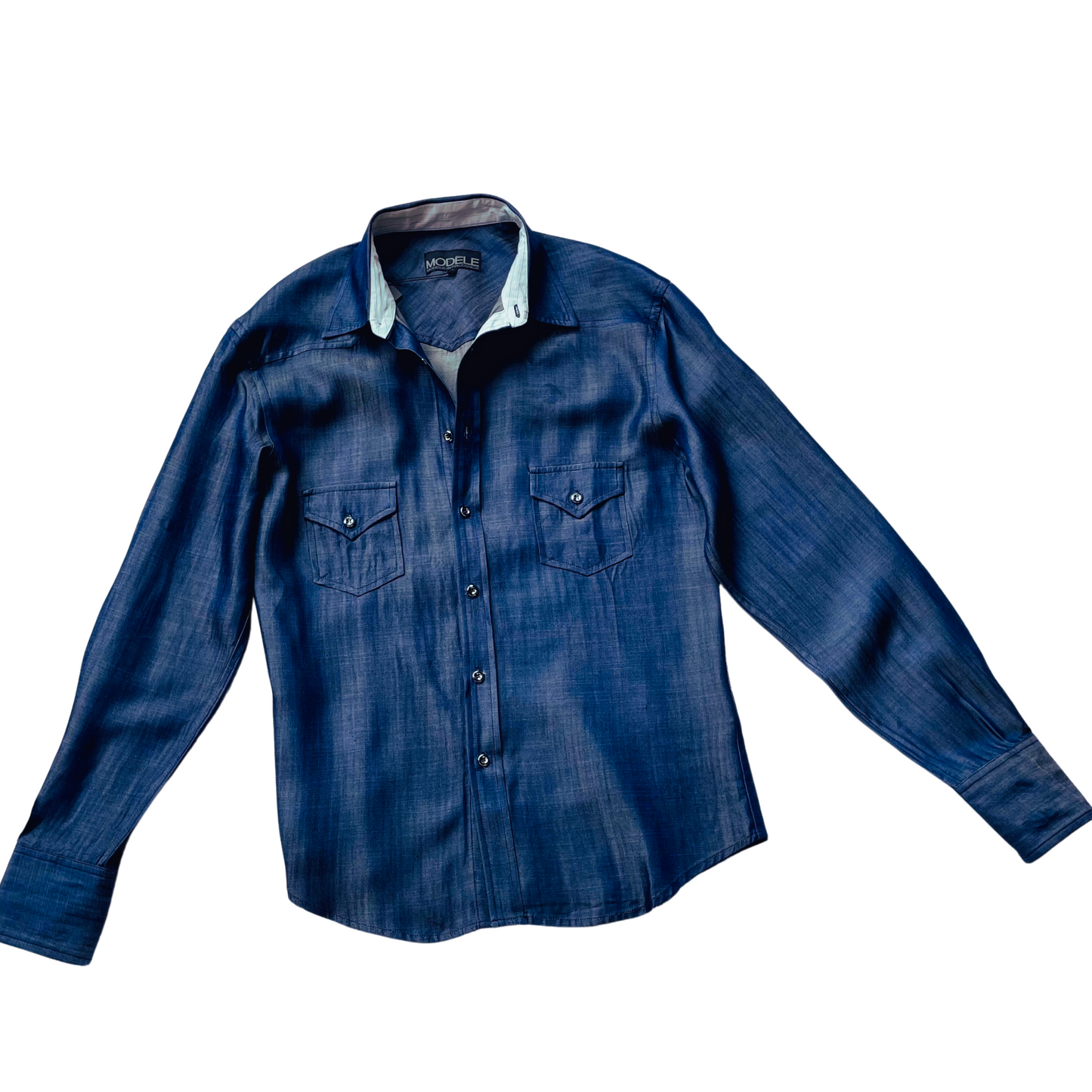Men's Long Sleeve Denim Shirt