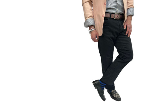 Edwards men's style expert in in Chicago shown wearing stylish menswear