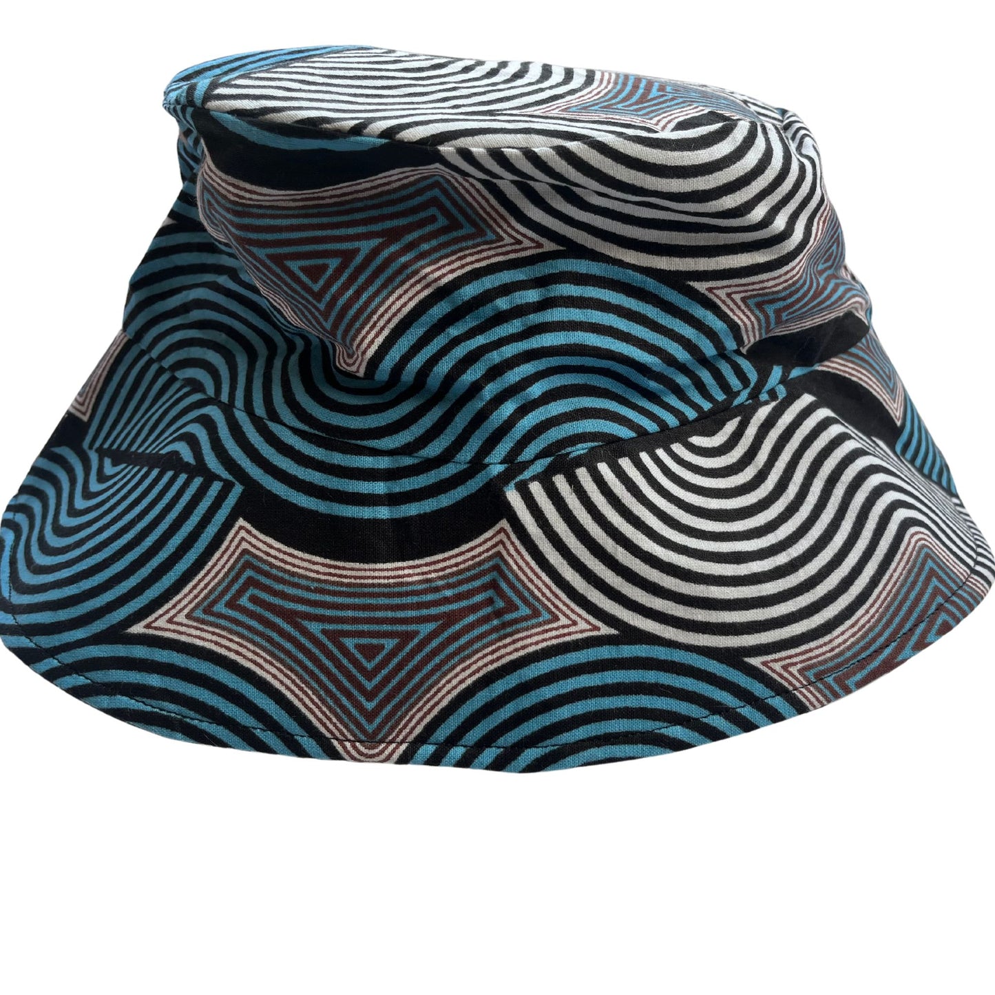 Exclusive London-Designed Bucket Hat – Nigerian-Sourced Fabrics, Vibrant & Bold, 100% Cotton