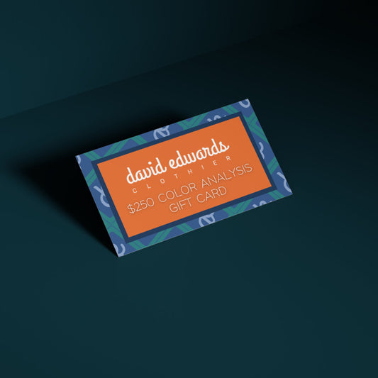 Color Analysis Session Gift Cards