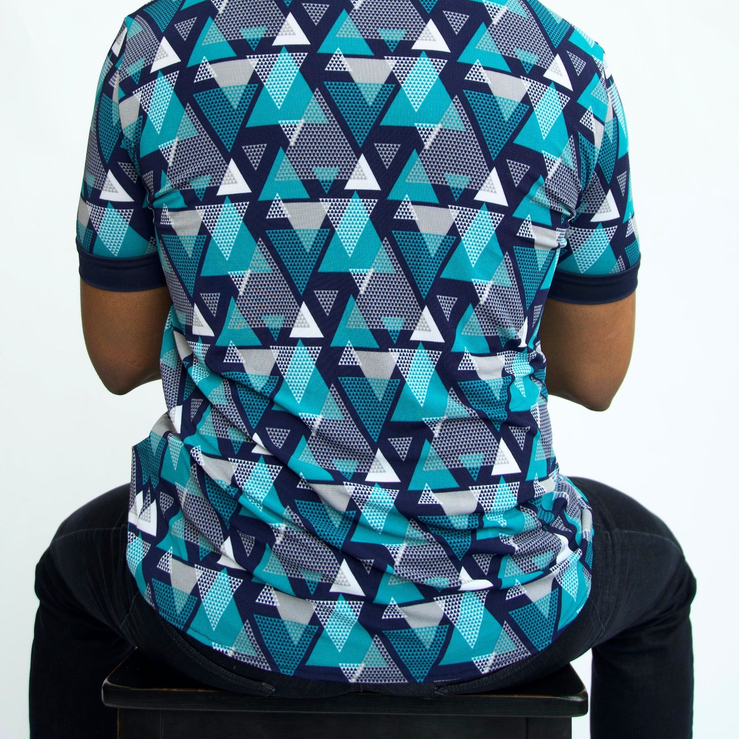 Geometric Triangle Polo Shirt