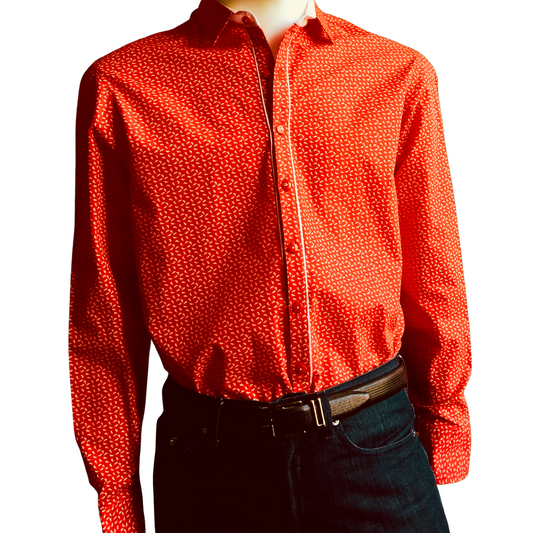 Red Pattern Shirt-The Perfect Red Pattern Shirt for Every Occasion